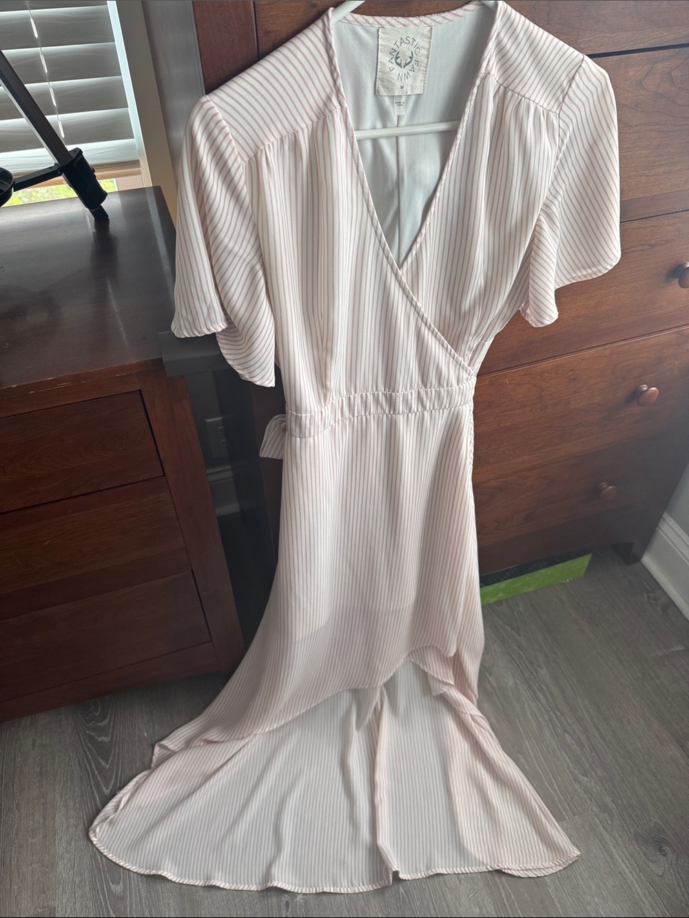 Fantastic Fawn Hi Lo Wrap Dress